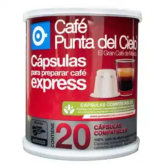 Cápsulas express regular punta del cielo 20 porciones