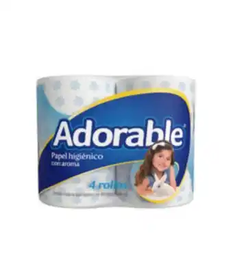 Papel higiénico adorable 400 hojas dobles