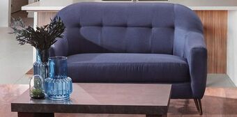 Muebles Dico Sofá 2 plazas nordic azul oferta