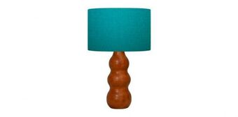 Muebles Dico Lámpara de mesa livorno azul oferta