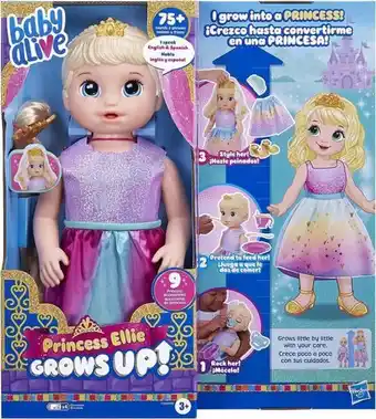 Juguetrón Hasbro baby alive princess ellie grows up f5236 oferta
