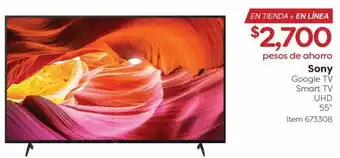 Sony Google TV Smart TV UHD 55"