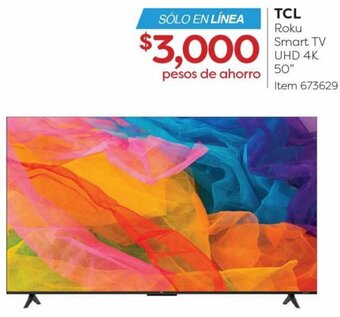 TCL Roku Smart TV UHD 4K 50"