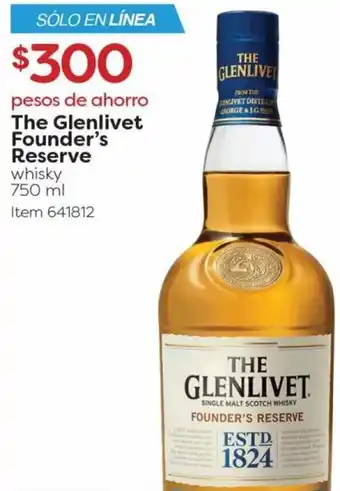 Costco The Glenlivet Founder's Reserve Whisky 750ml oferta
