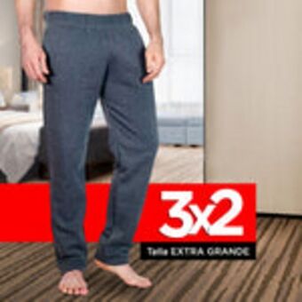 Waldos 3x2 en pants de felpa color gris oxford talla extra grande oferta
