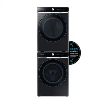 The Home Depot Lavadora 25kg y secadora 24kg negro samsung multicontrol oferta