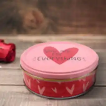 Lata san valentín con galletas de mantequilla, you are my everything, 115 g.