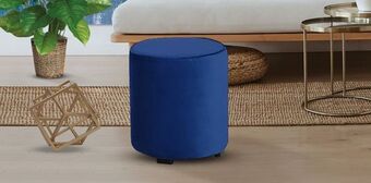 Muebles Dico Taburete redondo noah azul oferta
