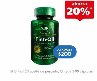 Farmacia San Pablo 5h8 fish oil aceite de pescado, omega 3 90 cápsulas oferta