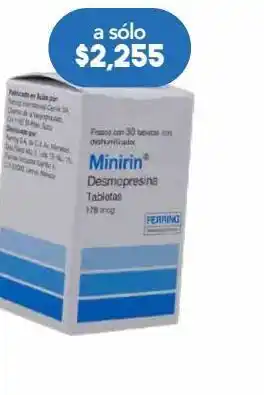 Farmacia San Pablo Minirin 30 tabletas frasco oferta