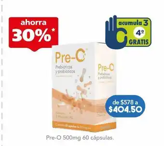 Farmacia San Pablo Pre-o 500mg 60 cápsulas. oferta