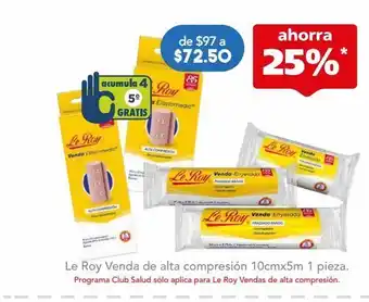 Farmacia San Pablo Le roy venda de alta compresion oferta