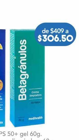 Betagránulos crema limpiadora 60g.
