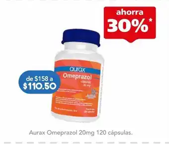 Farmacia San Pablo Aurax omeprazol 20mg 120 cápsulas oferta
