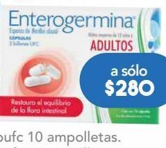 Farmacia San Pablo Enterogermina adultos 12 cápsulas oferta