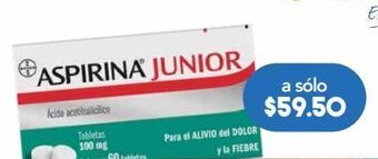 Farmacia San Pablo Aspirina junior 100mg 60 tabletas. oferta