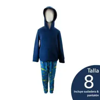 Sam's Club Pijama para niño jurassic world talla 8 azul oferta