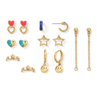 Estuche de aretes x7 vibrant days