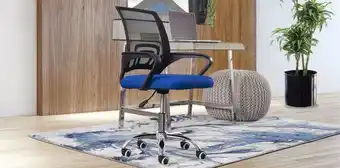 Muebles Dico Silla de oficina nelson negro y azul oferta