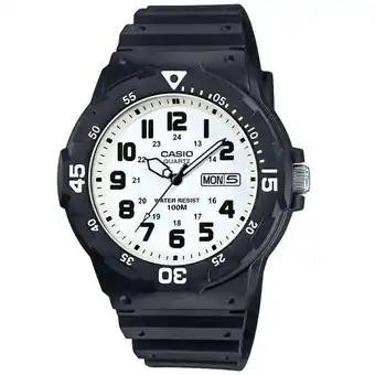 Sears Reloj blanco para hombre casio modelo elo mrw200h7bvcf oferta