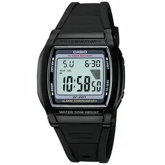 Sears Reloj negro para hombre casio modelo elo w2011avcf oferta