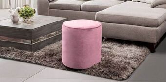 Muebles Dico Taburete redondo noah rosa oferta