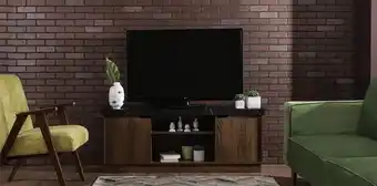 Mueble de t.v. leiden café con negro
