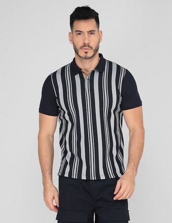 Liverpool Playera tipo polo jbe estampado a rayas para hombre oferta