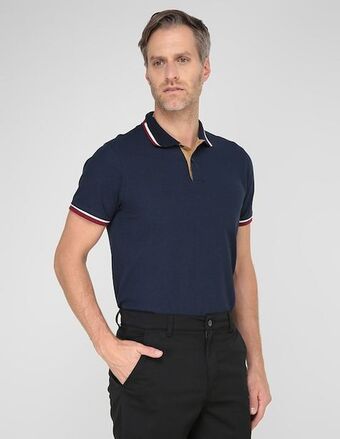 Playera tipo polo jbe para hombre