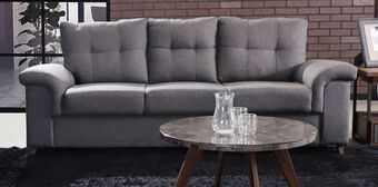 Muebles Dico Sofá 3 plazas uma gris oferta