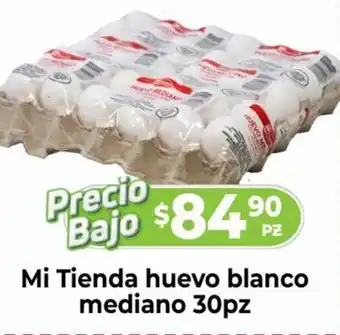 Mi Tienda Huevo Blanco Mediano 30 pz