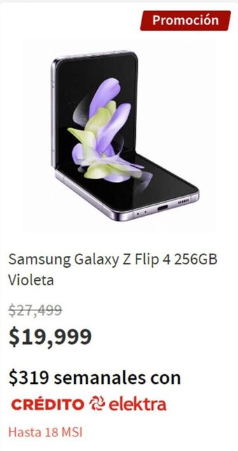 Samsung Galaxy Z Flip 4 256GB Violeta