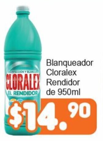 Blanqueador Cloralex Rendidor de 950ml