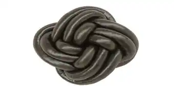 Muebles Dico Cojín nudo entrelazado negro oferta