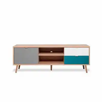 The Home Depot Mesa para tv cuba multicolor oferta