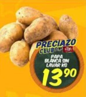 Alsuper Papa Blanca Sin Lavar Kg oferta