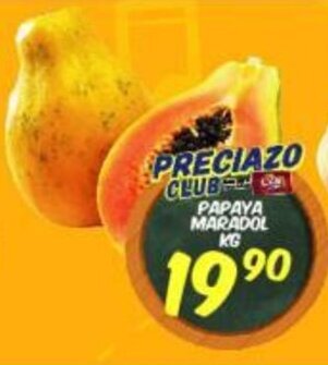 Alsuper Papaya Maradol kg oferta