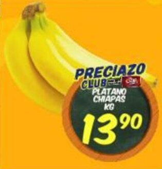 Alsuper Platano Chiapas Kg oferta