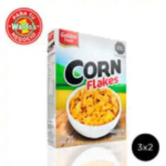 Wow! 3 x 2 cereal golden foods corn flakes 198g