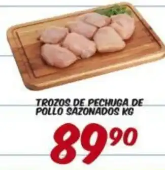 Alsuper Trozos De Pechuga De Pollo Sazonados Kg oferta