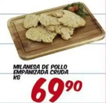 Milanesa De Pollo Empanizada Cruza Kg