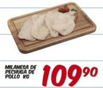 Alsuper Milanesa De Pechuga De Pollo Kg oferta