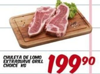 Alsuper Chuleta De Lomo Extrasuave Grill Choice Kg oferta