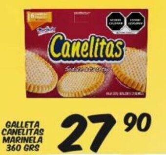 Alsuper Galleta Canelitas Marinela 360 Grs oferta