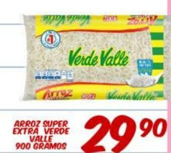 Alsuper Arroz Super Extra Verde Valle 900 Gramos oferta