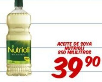Alsuper Aceite De Soya Nutrioli 850 Mililitros oferta