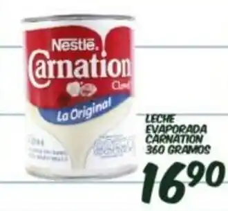 Alsuper Leche Evaporado Carnation 360 Gramos oferta