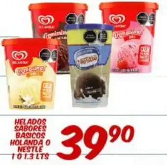 Helados Sabores Basicos Holanda O Nestle 1 0 1.3 Lts