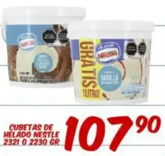 Alsuper Cubetas De Helado Nestle 2321 O 2230 Gr oferta