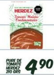 Alsuper Pure De Tomate Herdez 210 Grs oferta